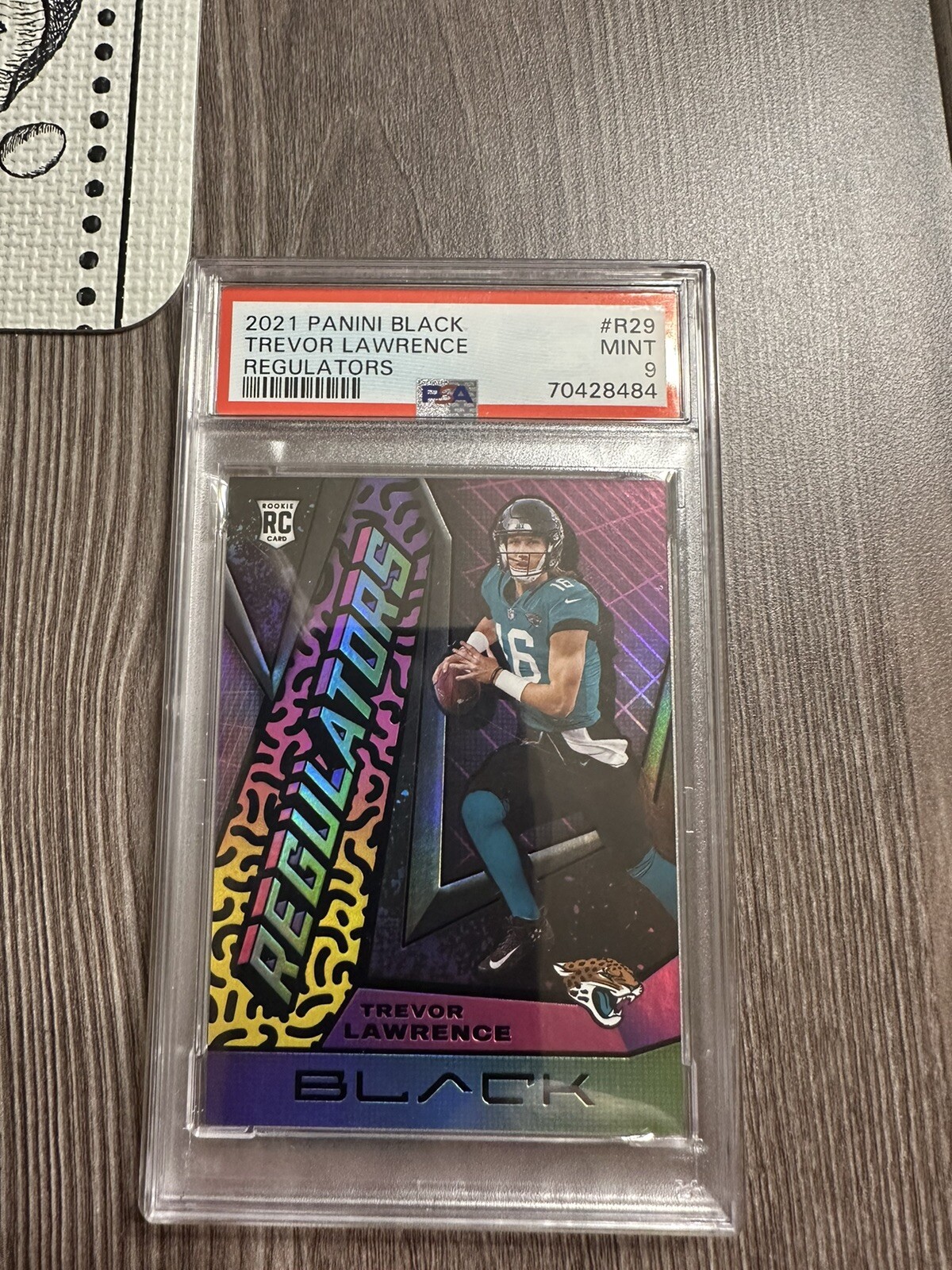 2021 Panini Black Regulators Trevor Lawrence Rookie PSA 9 Case Hit