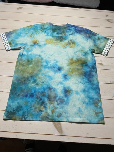 International Players Club Krawatte gefärbtes Shirt Made in USA bestickt Herren Medium - Bild 5 von 7