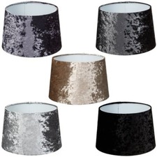 New Modern Stunning Design Room Decoration Crushed Velvet Light Shade -  11"