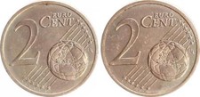 2 centy próbne sprzężenie dwóch stron wartości ok. 2002 Niemcy świeże do tłoczenia, (2)