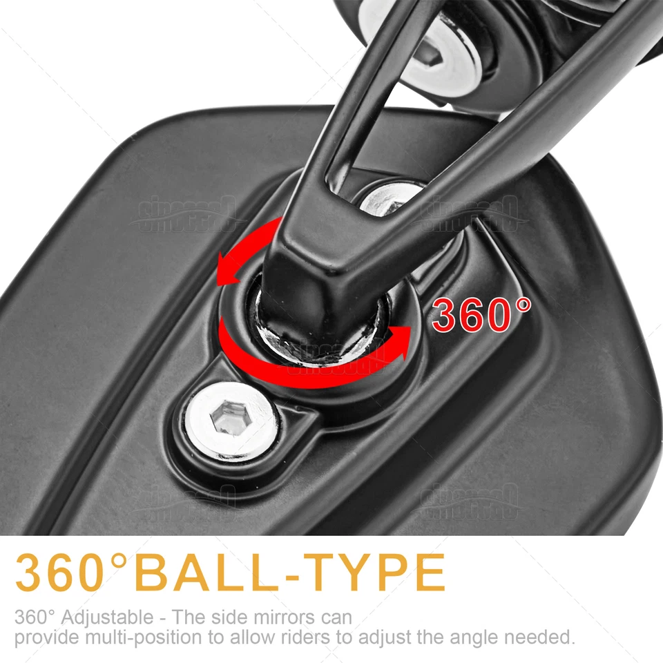 Espejos retrovisores laterales moto para Ducati 998 999 1098 1198 Monster 937 1200 Foto 4 de 4