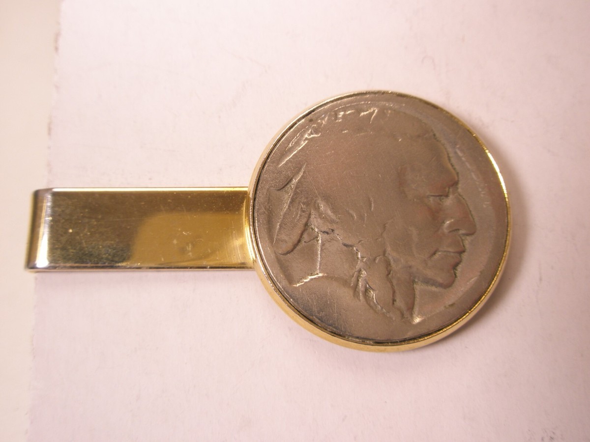 buffalo nickel tie tack