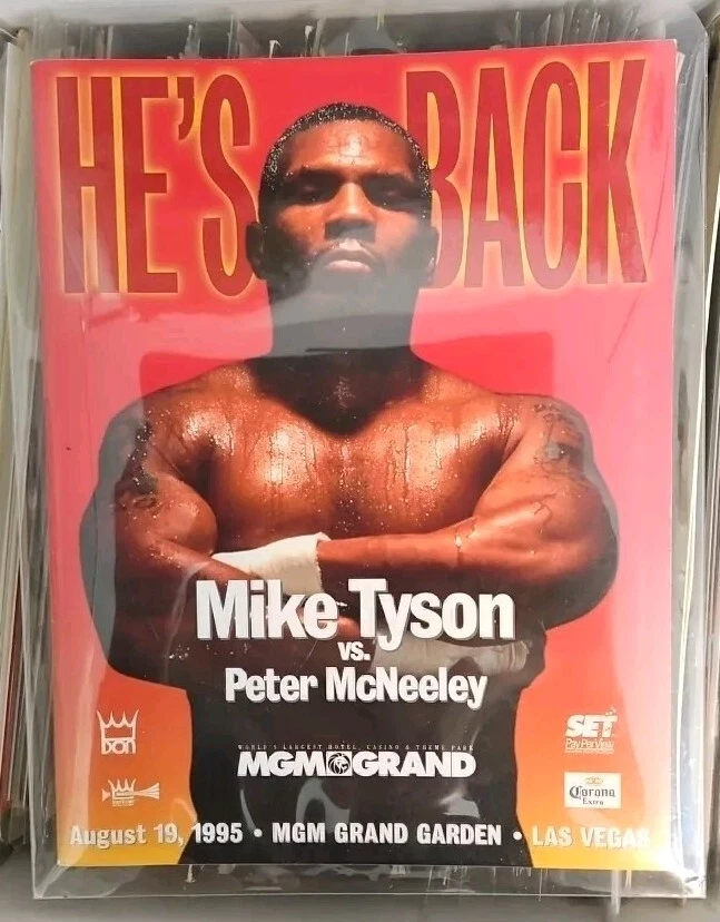 MIKE TYSON VS PETER McNEELEY MGM GRAND AUGUST 19TH, 1995 - LOOK! - Image 2 of 4