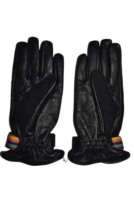 Paul Smith Mainline Mens Tactical Leather Gloves Knitted Lining “M