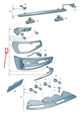 NEW AUDI Q3 8U REAR RIGHT TAIL LIGHT 8U0945094AC GENUINE