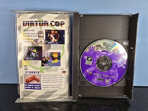 Virtua Fighter 2 - Sega Saturn Video Game USA NTSC Complete With Manual 1995 - Picture 13 of 18