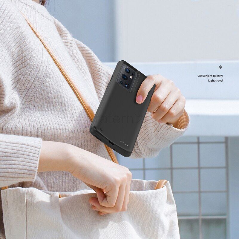 Slim OnePlus 9/9R/9 Pro Power Bank Charger Case with Extended Battery Life