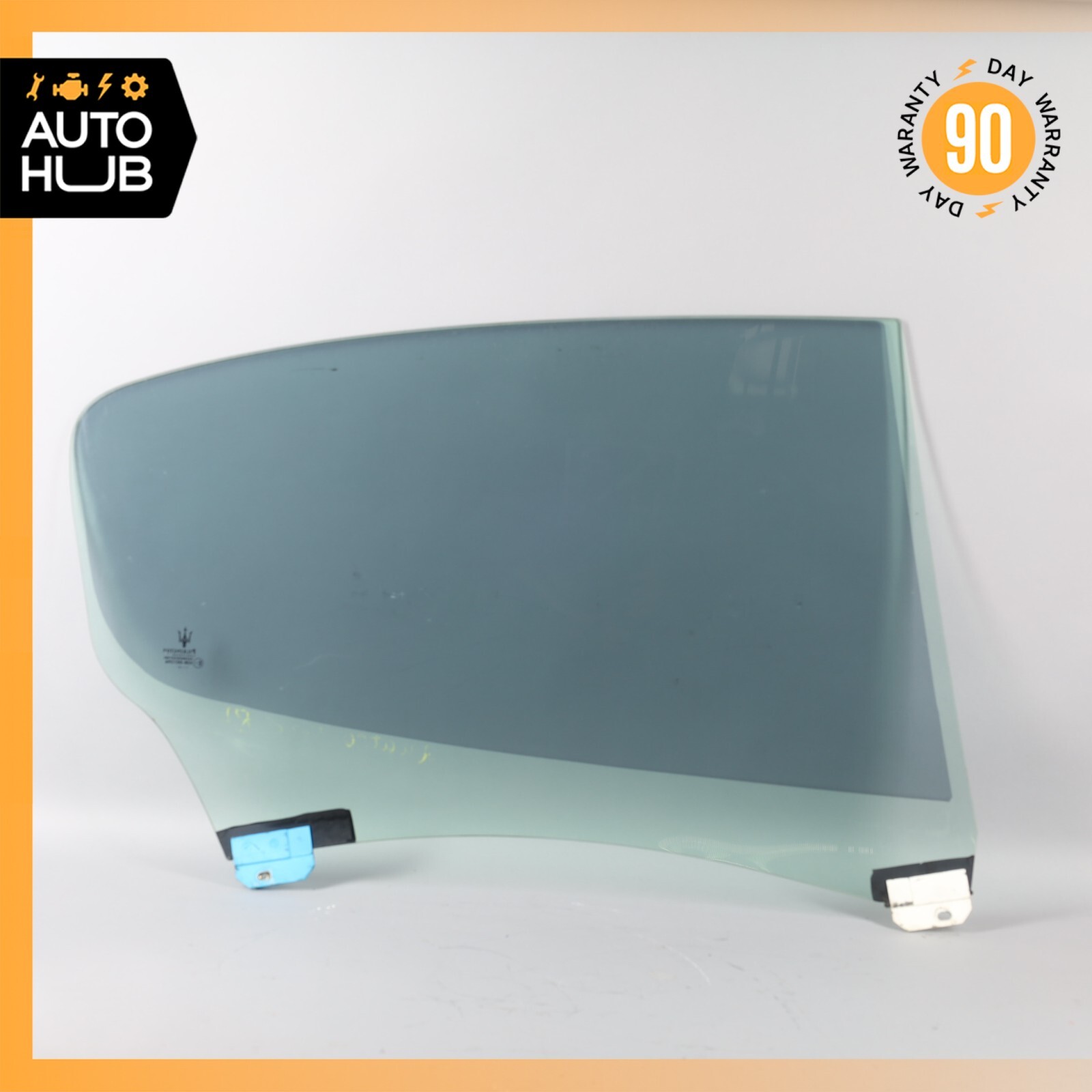 03-13 Maserati Quattroporte M139 Rear Left Side Door Window Glass OEM