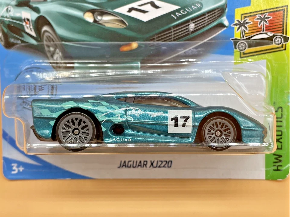 Hot Wheels Jaguar XJ220 — короткая карточка Project Jaguar 2020 Exotics металлик зеленый - Изображение 3 из 4