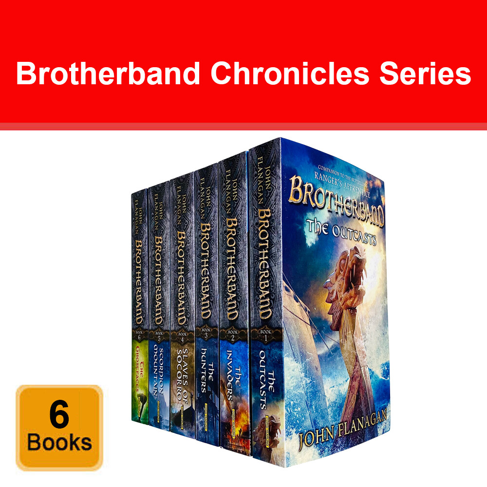 Brotherband Chronicles Series 6 Books Collection Set by John Flanagan Outcasts