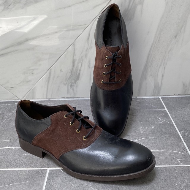 leather saddle oxfords
