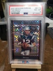 2007 bowman chrome Tom Brady XFRACTOR  #/250🔥POP9🔥 PSA 8
