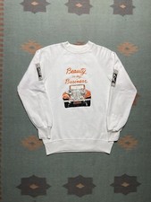 Vintage 1980s crewneck sweatshirt rolls Royce car beauty is my business medium