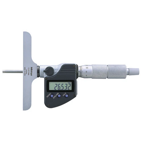 Mitutoyo 329 250 Metric Digimatic Depth Micrometer Gauge 150mm