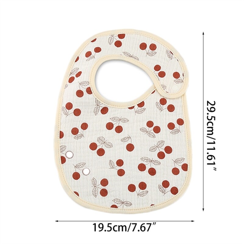 Baby Feeding Teething Bibs Snaps Bibs Burp Cloths for Babies Birthday