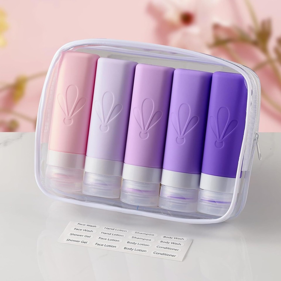 Travel Bottles for Toiletries, TSA Approved 3Oz Travel Size Containers