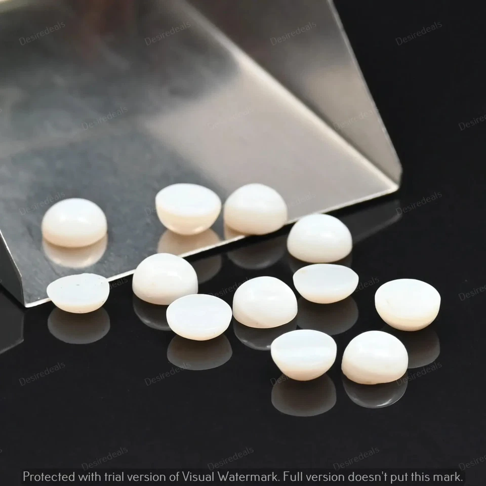 Натуральный пресноводный жемчуг кабошоны с плоской задней поверхностью драгоценный камень хорошего качества 3 мм - 20 мм - Изображение 4 из 4