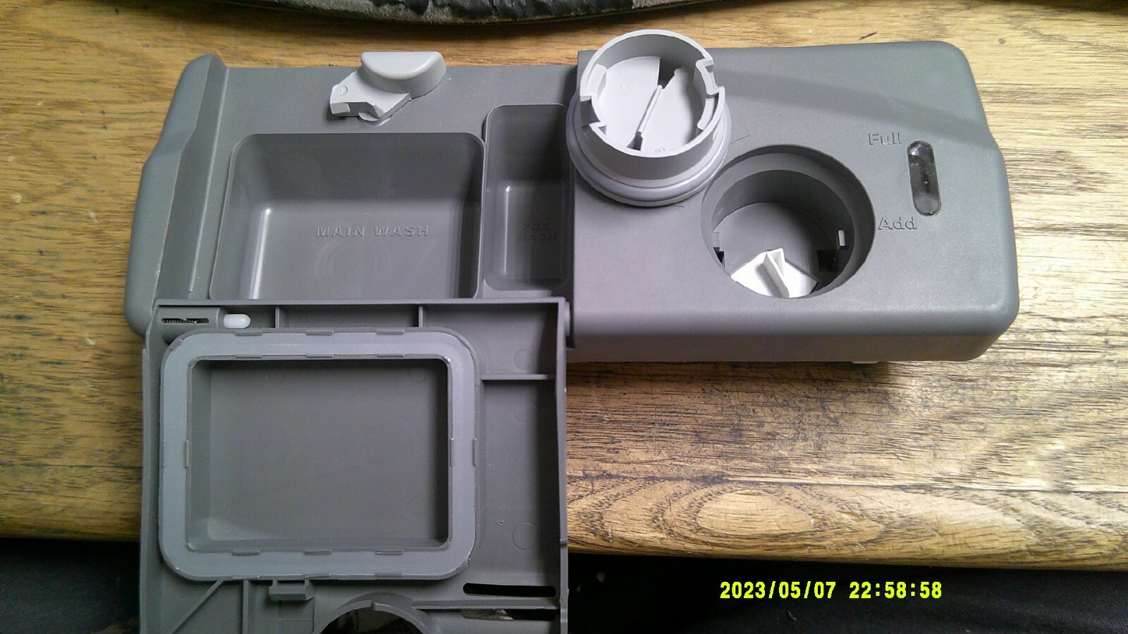 5304482450 Frigidaire dishwasher soap dispenser Opened 4 PIX only