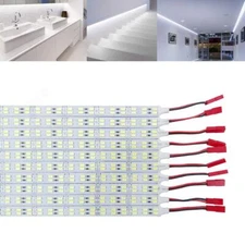 Under Cabinet LED Light 10Pack 12v LED Light Strip Rigid Super Bright White 6...