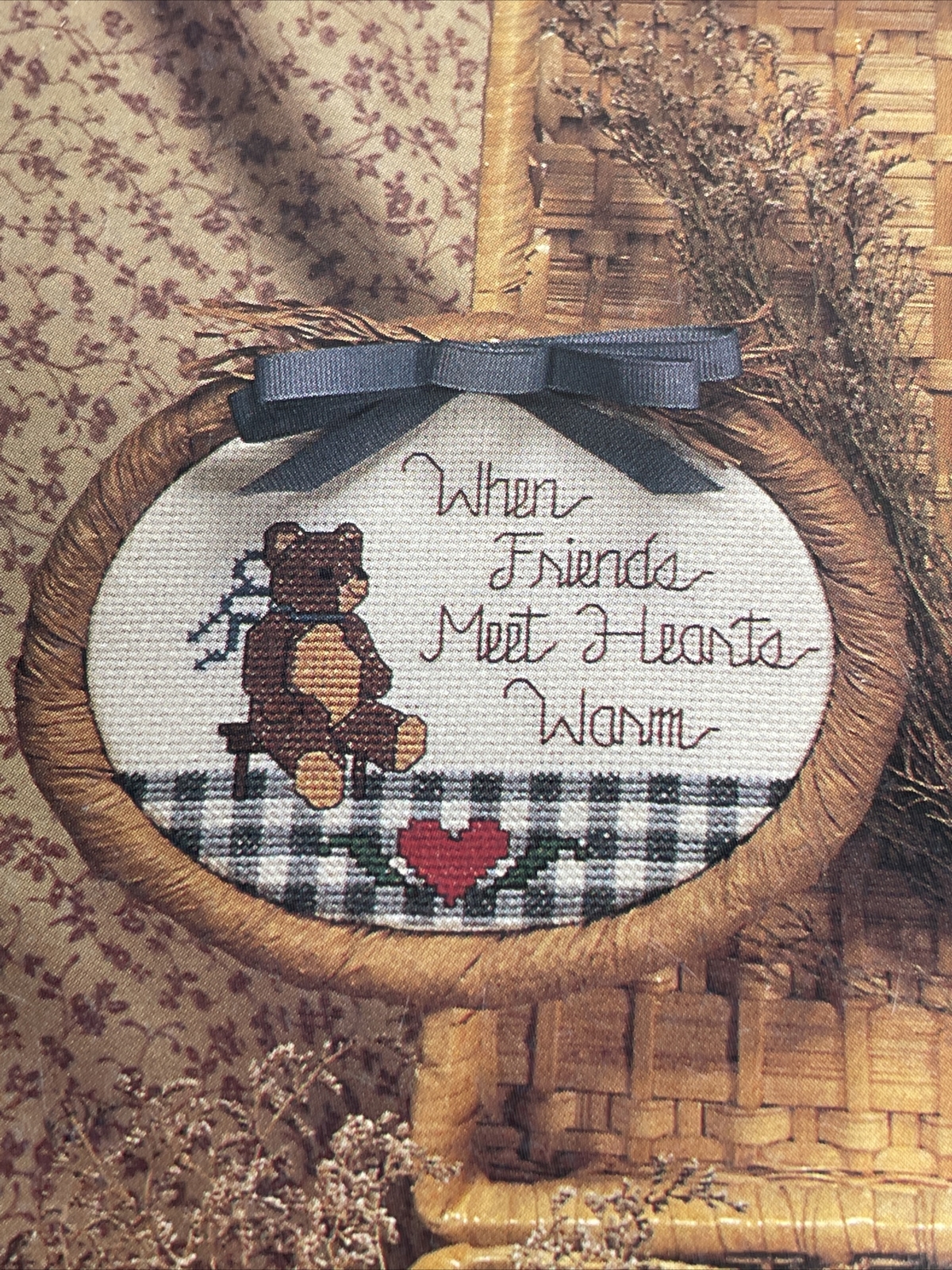 J & P Coats Cozy Country Cross Stitch Pattern