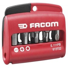 Facom  E.111 11 Piece Mixed Srewdriver Bit Sets Slotted Pozi Hex