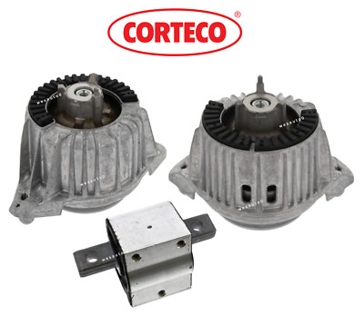 Engine Motor Mount & Transmission Mount Set 3pcs OEM for Mercedes E250 Bluetec
