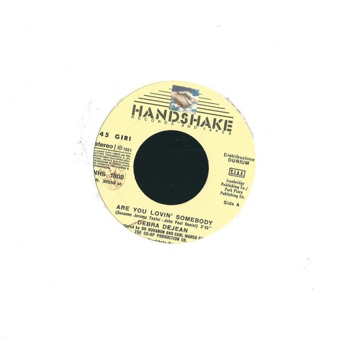 DEBRA DEJEAN – ARE YOU LOVIN' SOMEBODY / WAITING FOR THE RIGHT SIGN §§§ - 第 1/2 張圖片