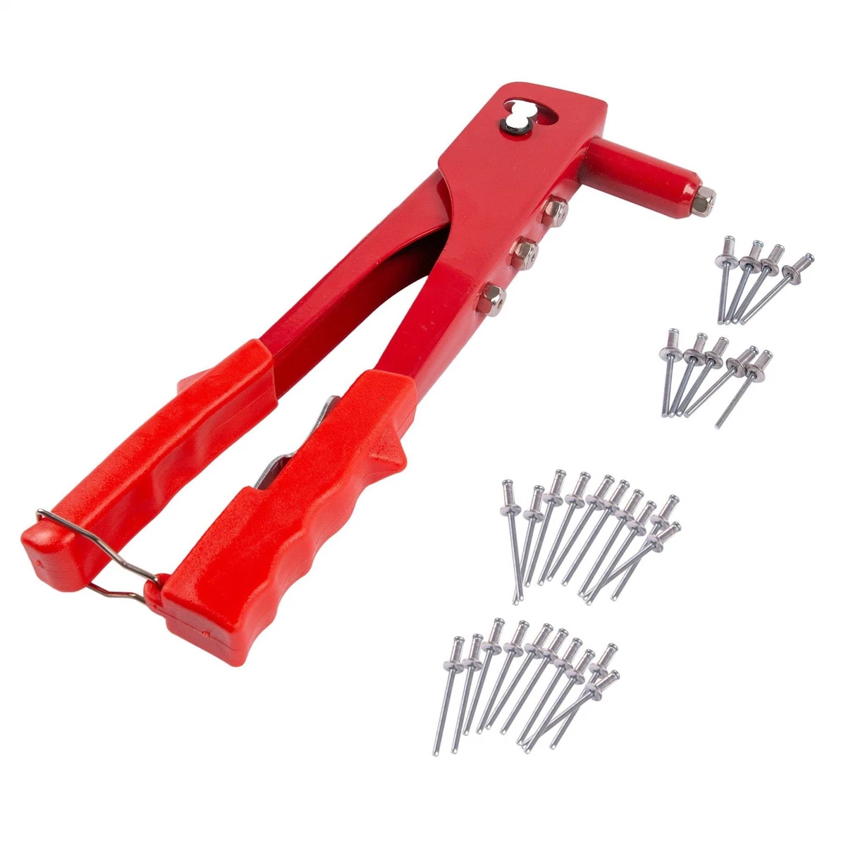 How to use a rivet gun on sale on leather