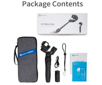 Feiyutech UK offizieller VIMBLE 2A Gimbal 3-Achsen Handstabilisator für Action Cam