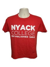 Nyack College established 1882 Youth Large Red TShirt