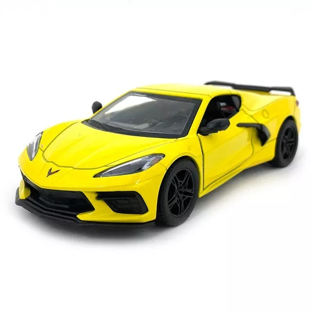 Cast Toy Car Yellow Color