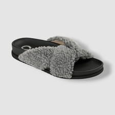 Journee Collection Women's Gray Dalynnda Slipper Shoes Size 7.5