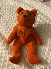 NWT San Francisco Giants Barry Bonds 25 Bamm Beanos Beanie Baby Plush Bear
