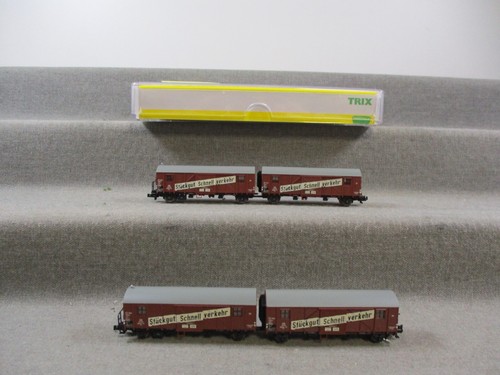 Trix Spur N 15512 Wagen-Set "Stückgut Schnellverkehr" der DB in OVP2 | Zustand: Gebraucht