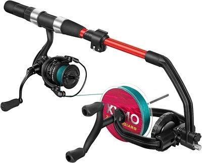 RIVERRUNS Aventik Portable Fishing Line Spooler with Adjustable Aluminum Handle