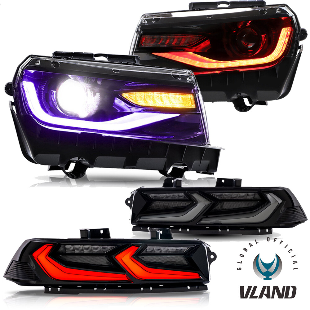 VLAND RGB LED ヘッドライト Camaro RS/SS Amazon | VLAND RGB LEDヘッドライト シボレー カマロ 2014 2015