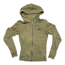 THE NORTH FACE Hoodie Womens XS Green Trails and Tribulations Lite FZ Zip Up