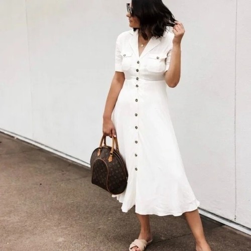 J.Crew Collared Camp-Pocket Shirtdress in Black - Picture 2 of 4
