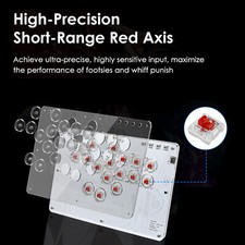 HITBOX Fighting Keyboard Arcade Joystick Advanced Buttons Raspberry Pi Keyboard.