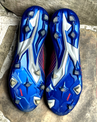 Adidas Mens Primeknit Predator 19+ FG Boost Blue Soccer Cleat
