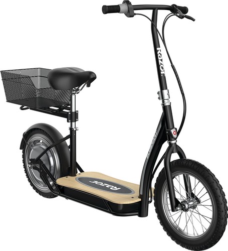 EcoSmart Metro HD Monopattino Elettrico Sedile Imbottito Bamboo Deck 16" Pneumatico 15,5mph 12Mi - Foto 5 di 12