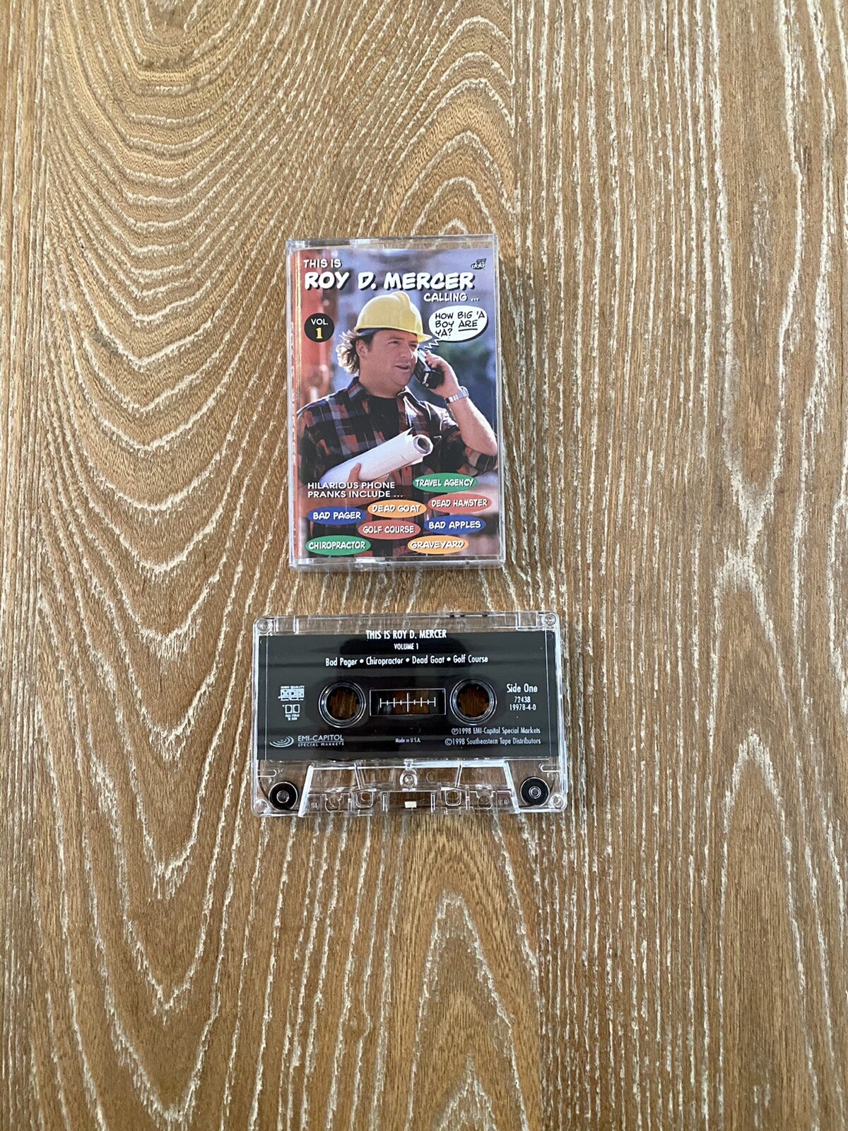 This Is Roy D. Mercer Calling Volume 1 Cassette Tape Prank Phone Calls