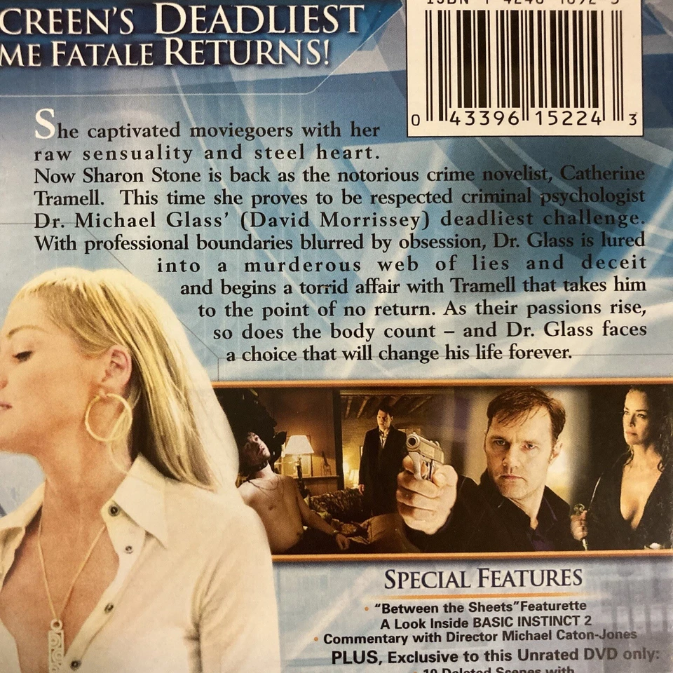 Basic Instinct Special Edition & Basic Instinct 2 UnRated Extended Cut DVD - Image 3 of 4
