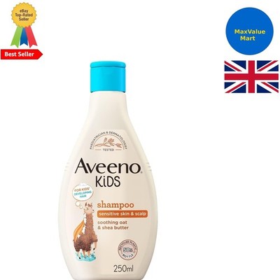 AVEENO KiDS Tränenfreies Shampoo mit Hafer- & Sheabutter - 250ml für weiches Haar