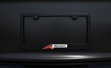 Black License Plate Frame For Acura A Spec Aspec Black Stainless Steel Metal Black License Plate Frame For Acura A Spec Aspec Black Stainless Steel Metal