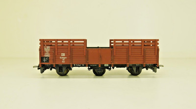 BEMO H0e 2008 Torftransportwagen DB, sehr gut in OVP