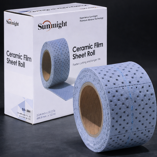 Sunmight Ceramic Film Grip Sanding Sheet Roll (80-400 Grit, 2-3/4" x 13.12 yd) - Afbeelding 1 van 2