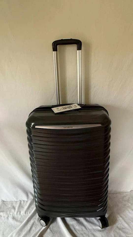 $480 New Samsonite Spin Tech 6 Medium Spinner Luggage Hardcase 25" Green - Image 2 of 4