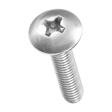 Machine Screws Phillips Head(M4-0.7x16) 50Pcs, Silver