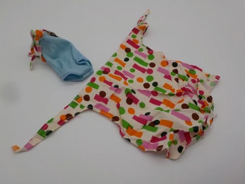 Vintage 1970s Barbie Crowd Clone MEGO MONTGOMERY WARDS SWIMSUIT SKIRT SET RARE